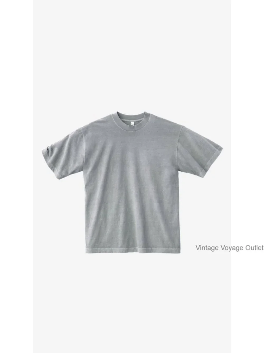 Mineral Wash Crew Neck T-Shirt Premium USA Cotton Made in USA